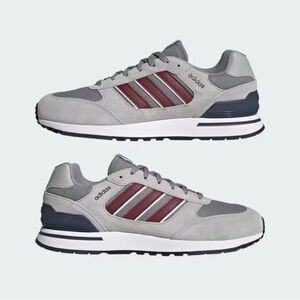 Adidas Run 80s Men’s Running Shoe Athletic Sneakers Grey Footwear